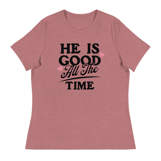 He is Good T-Shirt | Light - Joyful Grace